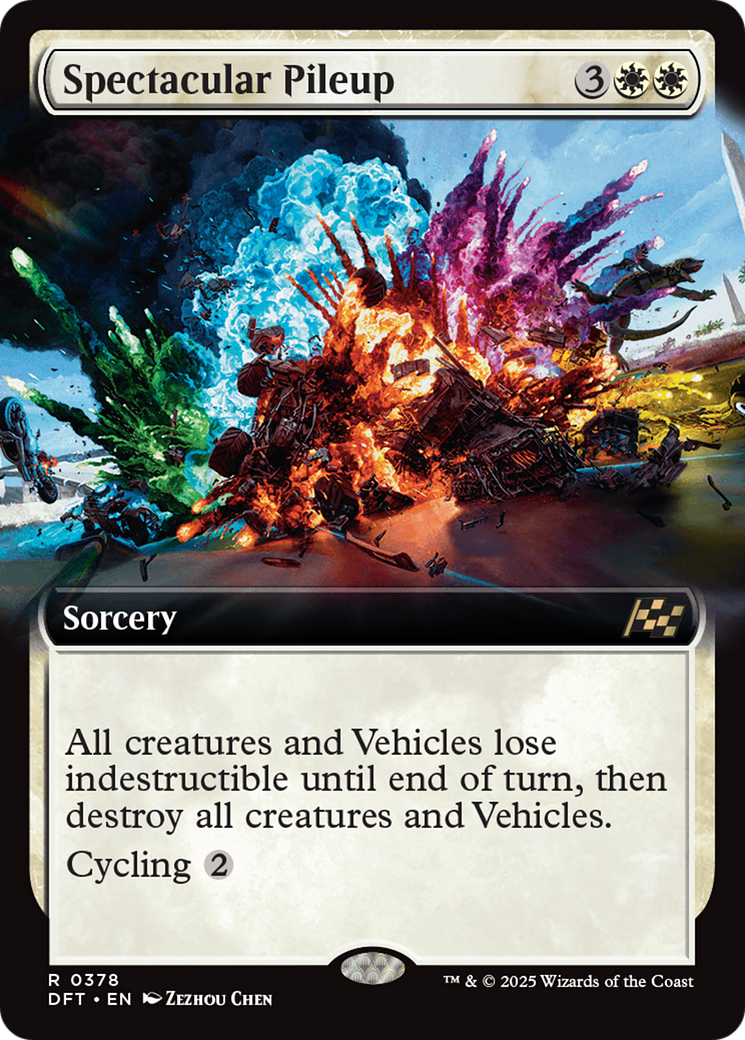 Image of Spectacular Pileup (Extended Art) (DFT-378) - Aetherdrift: (Extended Art)