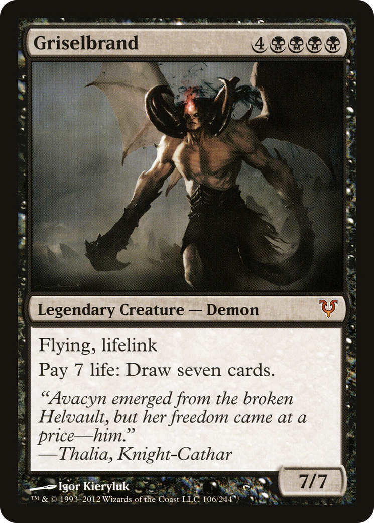 Image of Griselbrand (AVR-106) - Avacyn Restored Foil