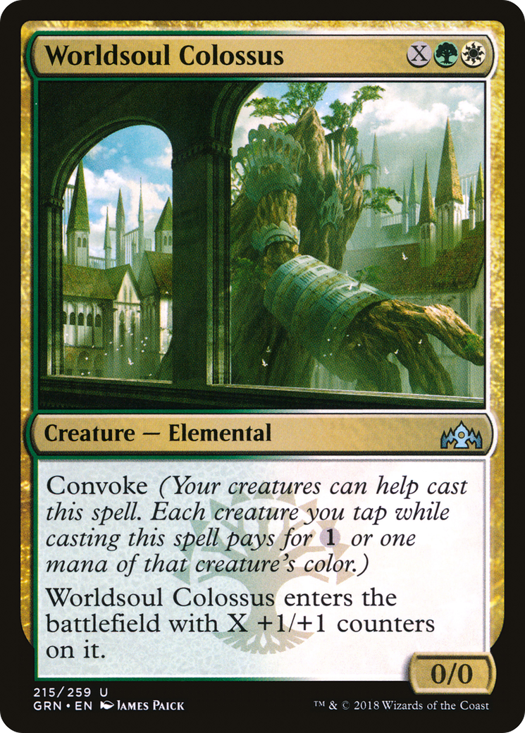 Image of Worldsoul Colossus (GRN-215) - Guilds of Ravnica Foil