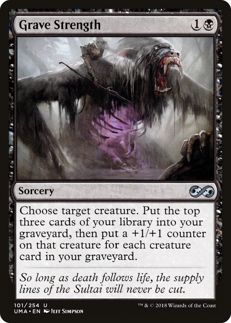 Image of Grave Strength (UMA-101) - Ultimate Masters Foil