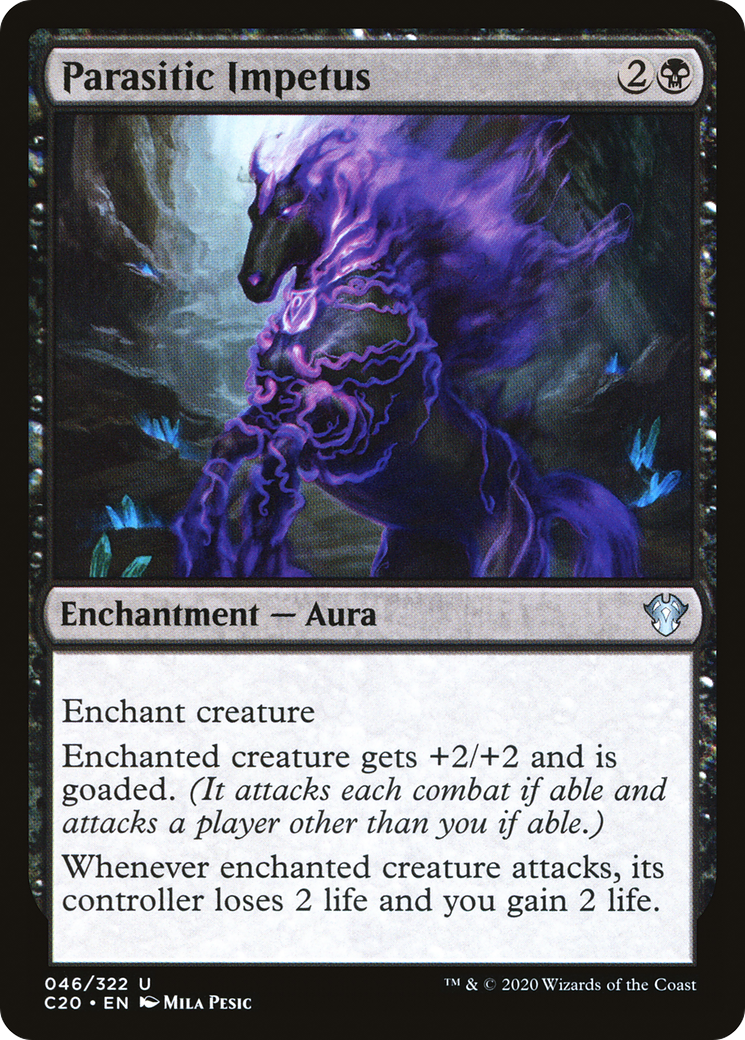 Image of Parasitic Impetus (C20-046) - Commander 2020