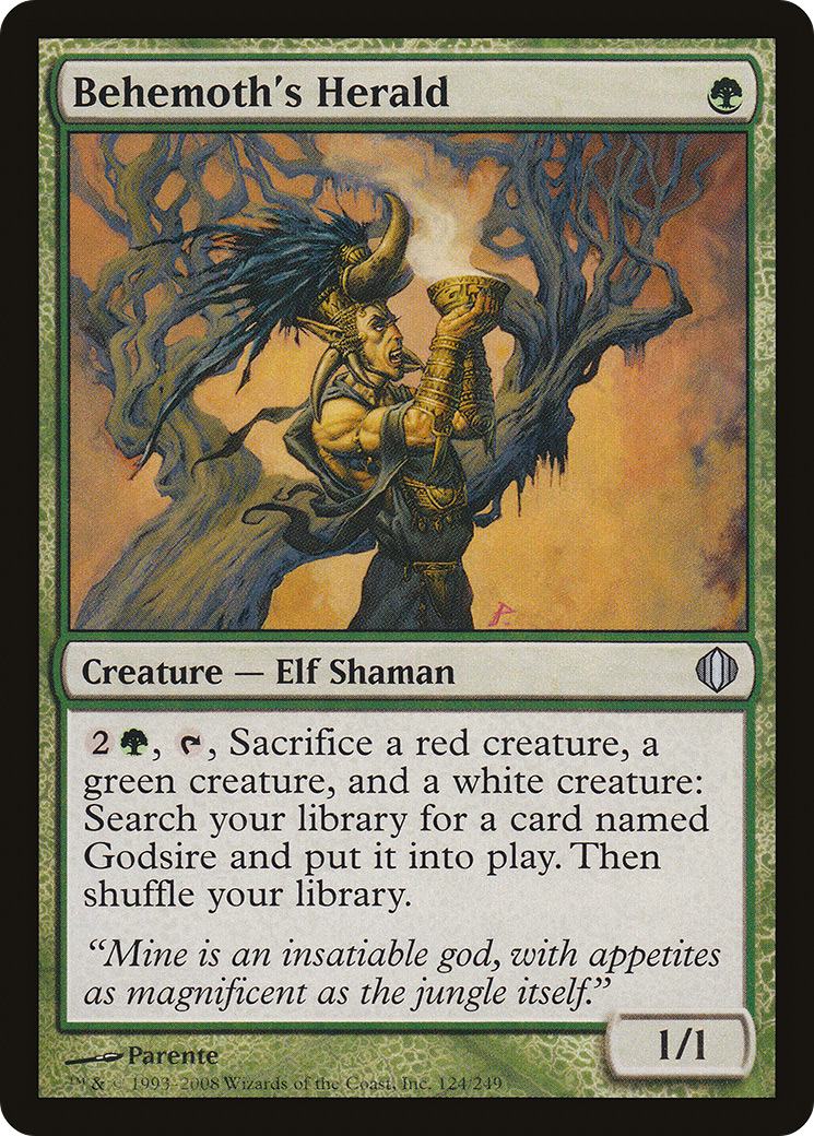 Image of Behemoth's Herald (ALA-124) - Shards of Alara Foil