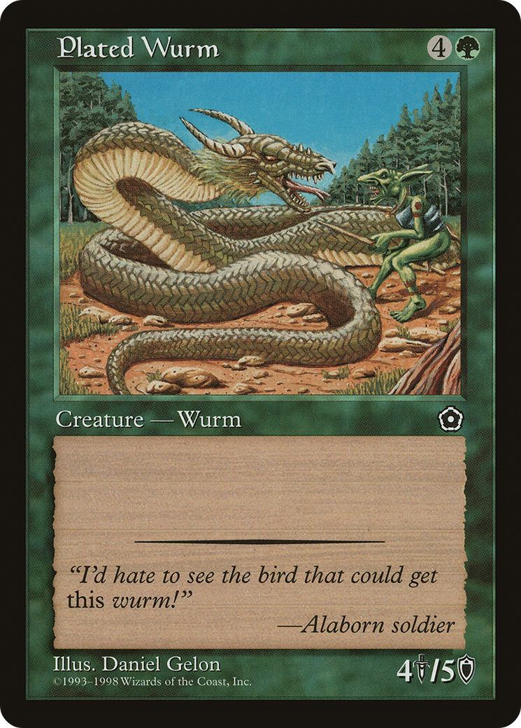 Image of Plated Wurm (P02-141) - Portal Second Age