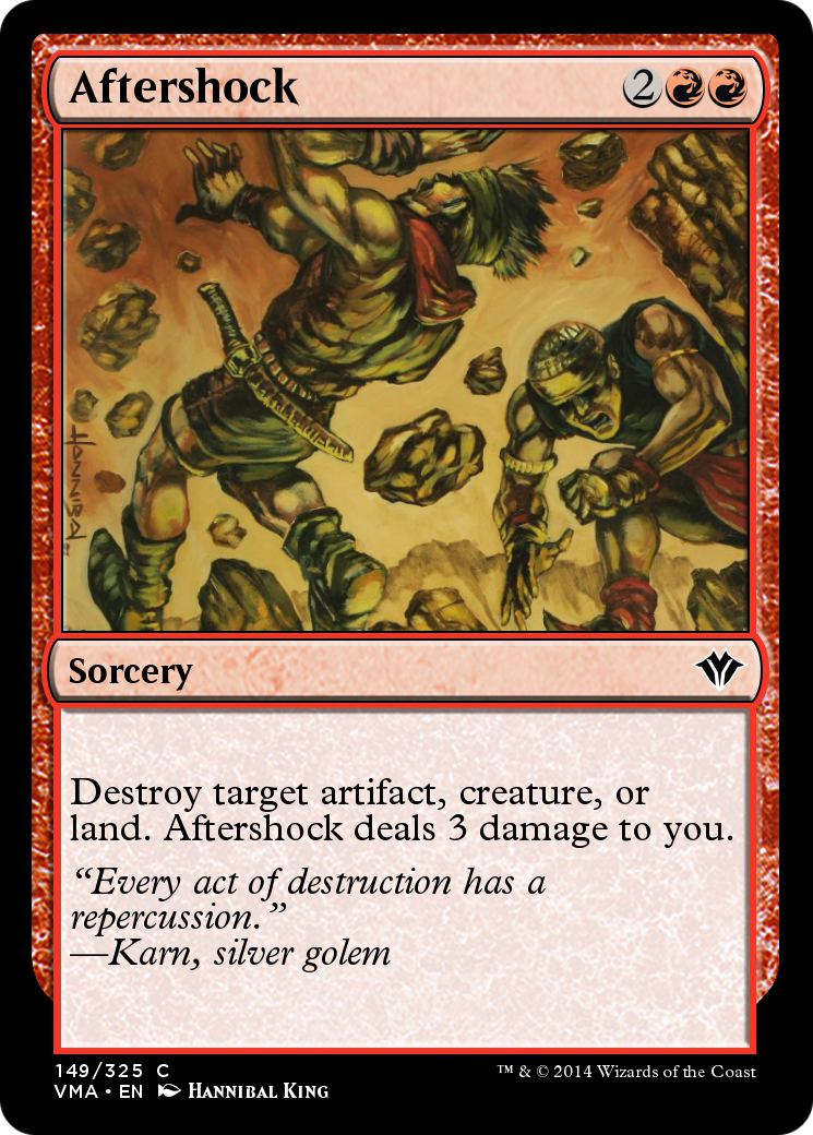 Image of Aftershock (VMA-149) - Vintage Masters Foil