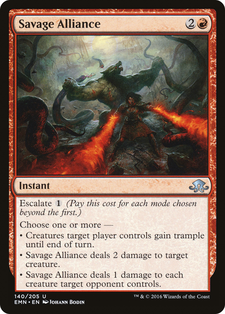 Image of Savage Alliance (EMN-140) - Eldritch Moon Foil