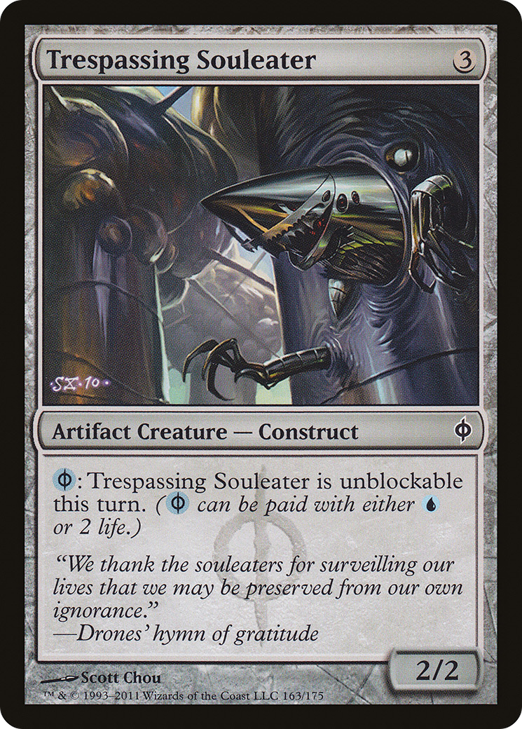 Image of Trespassing Souleater (NPH-163) - New Phyrexia Foil