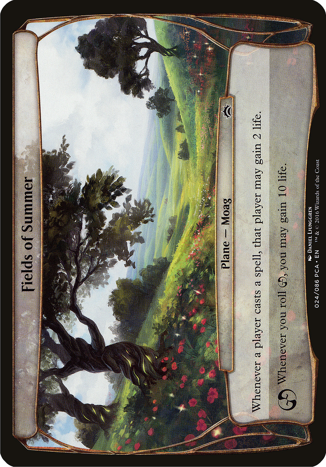 Image of Fields of Summer (Planechase Anthology) (OVER-024) - Planechase Anthology Planes