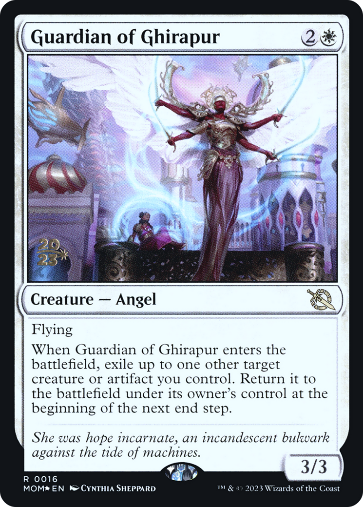 Image of Guardian of Ghirapur (PRE-016) - March of the Machine Promos Foil