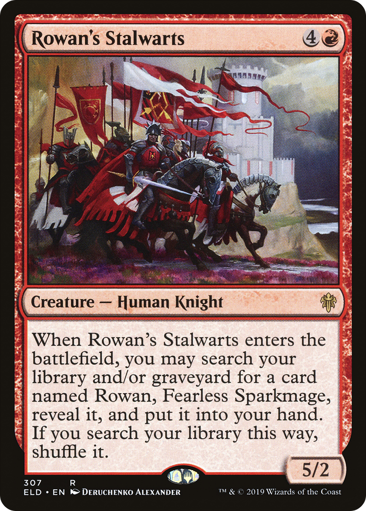 Image of Rowan's Stalwarts (ELD-307) - Throne of Eldraine