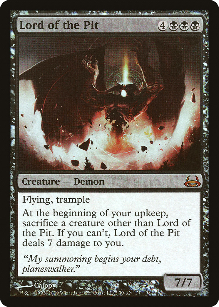 Image of Lord of the Pit (DDC-030) - Duel Decks: Divine vs. Demonic Foil