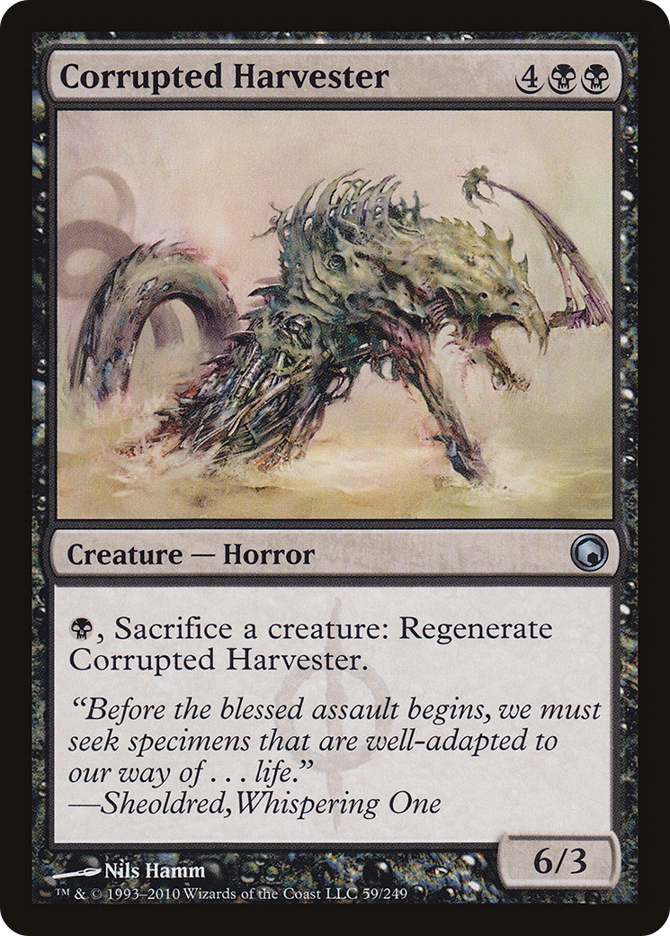 Image of Corrupted Harvester (SOM-059) - Scars of Mirrodin