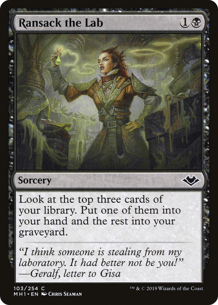 Image of Ransack the Lab (MH1-103) - Modern Horizons Foil