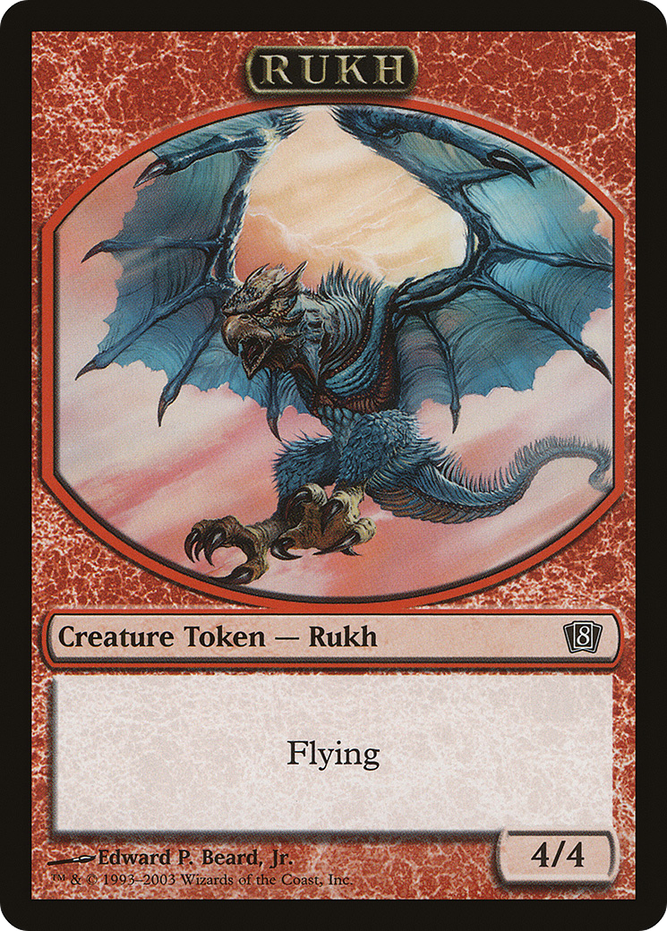 Image of Rukh Token (8ED) (MPRP-) - Magic Player Rewards 2003
