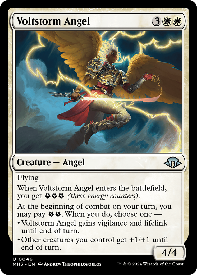 Image of Voltstorm Angel (MH3-046) - Modern Horizons 3