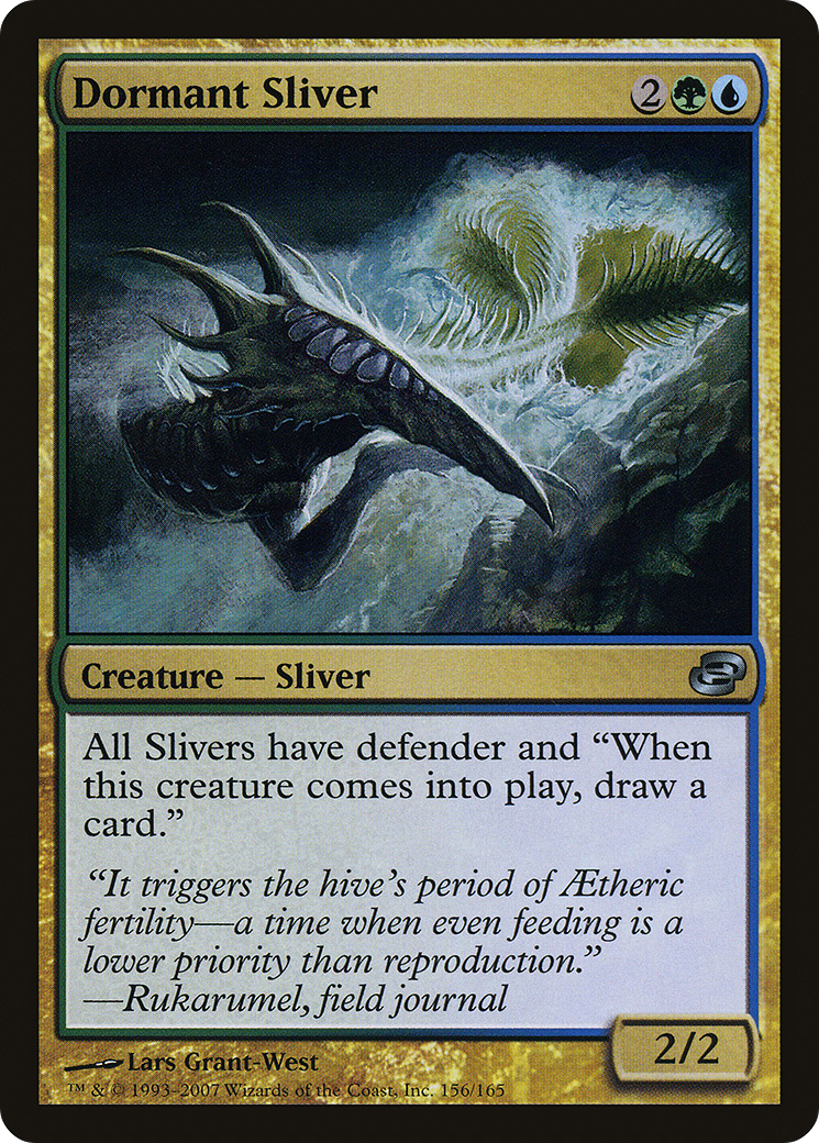 Image of Dormant Sliver (PLC-156) - Planar Chaos Foil