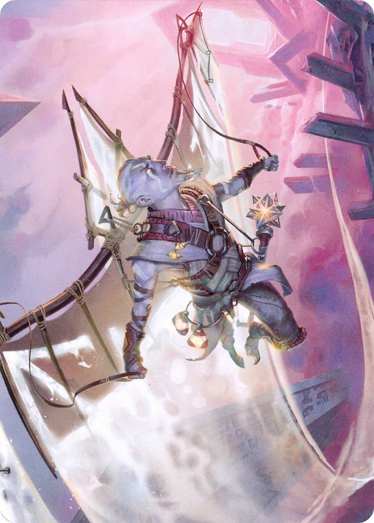 Image of Kitesail Cleric // Kitesail Cleric (AZNR-040) - Zendikar Rising Art Series (Borderless)