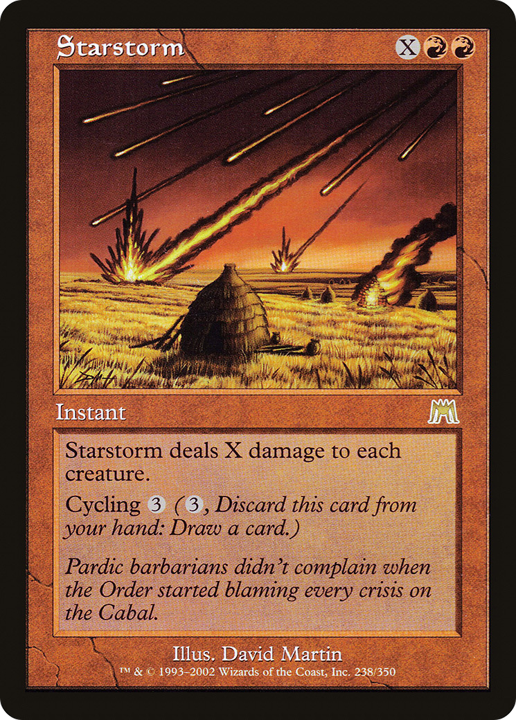 Image of Starstorm (ONS-238) - Onslaught Foil