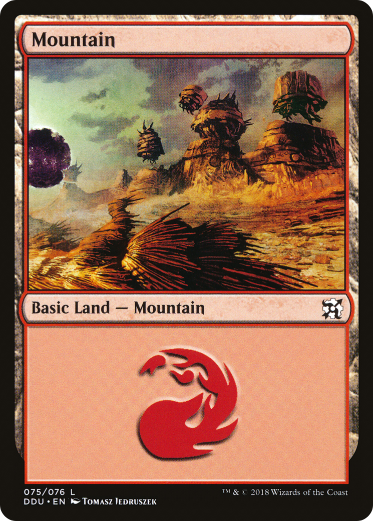 Image of Mountain (75) (DDU-075) - Duel Decks: Elves vs. Inventors