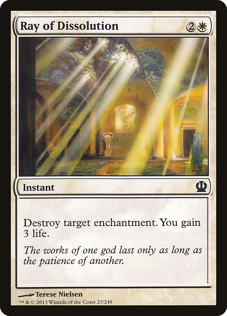 Image of Ray of Dissolution (THS-027) - Theros