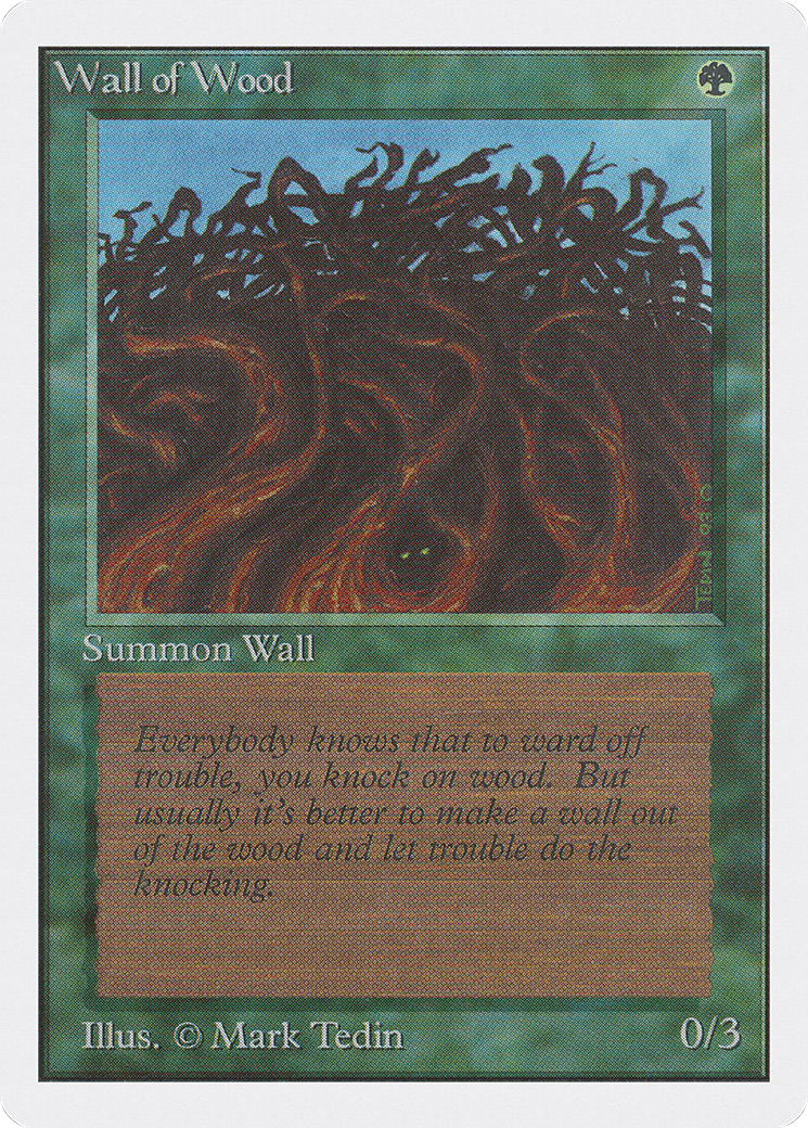 Image of Wall of Wood (2ED-) - Unlimited Edition