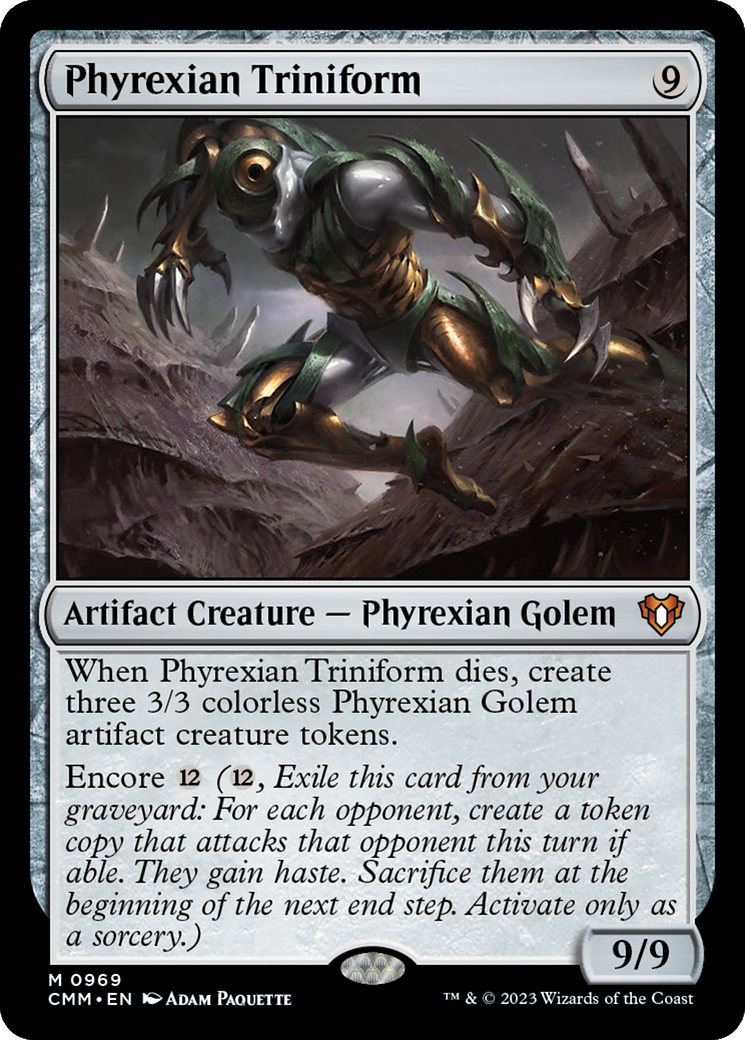 Image of Phyrexian Triniform (CMM-969) - Commander Masters
