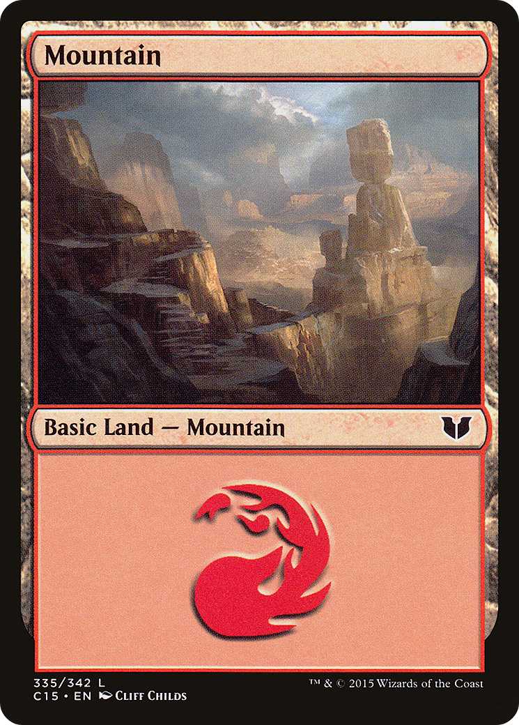 Image of Mountain (335) (C15-335) - Commander 2015