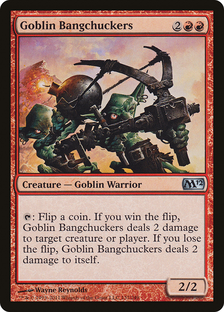 Image of Goblin Bangchuckers (M12-137) - Magic 2012 Foil