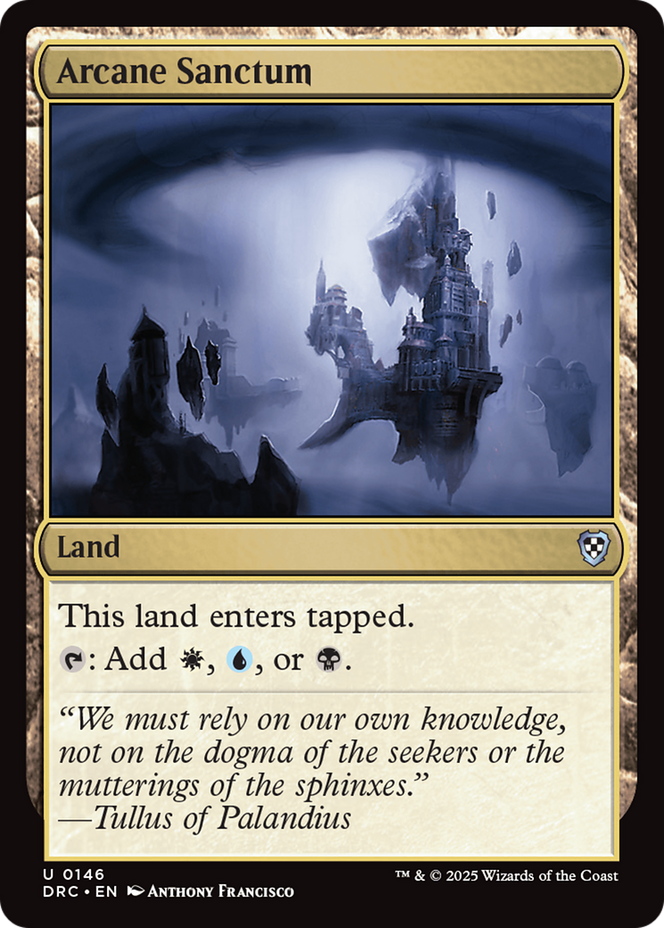 Image of Arcane Sanctum (DRC-146) - Commander: Aetherdrift