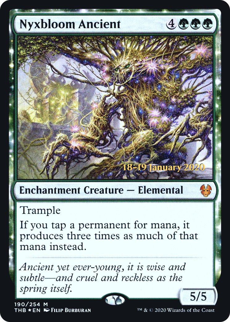Image of Nyxbloom Ancient (PRE-190) - Theros Beyond Death Promos: (enchantment) Foil