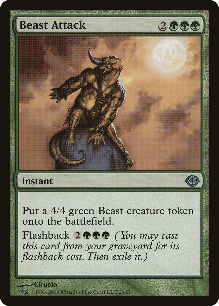 Image of Beast Attack (DDD-023) - Duel Decks: Garruk vs. Liliana