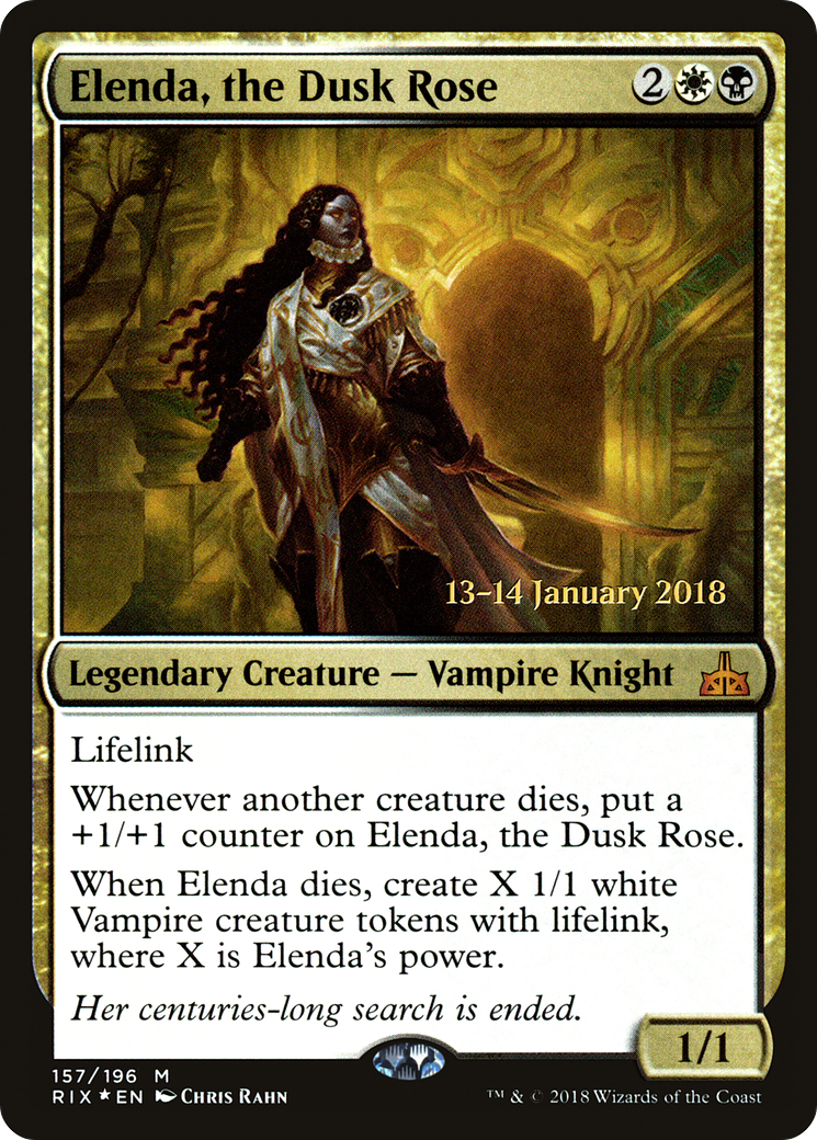 Image of Elenda, the Dusk Rose (PRE-157) - Rivals of Ixalan Promos Foil