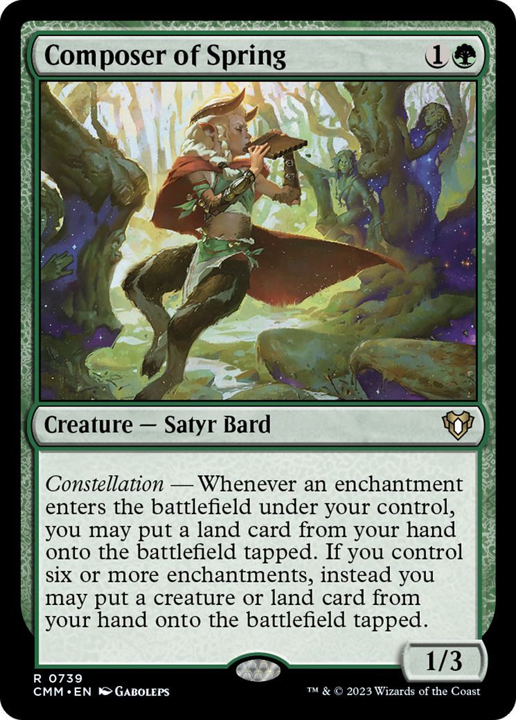 Image of Composer of Spring (CMM-739) - Commander Masters