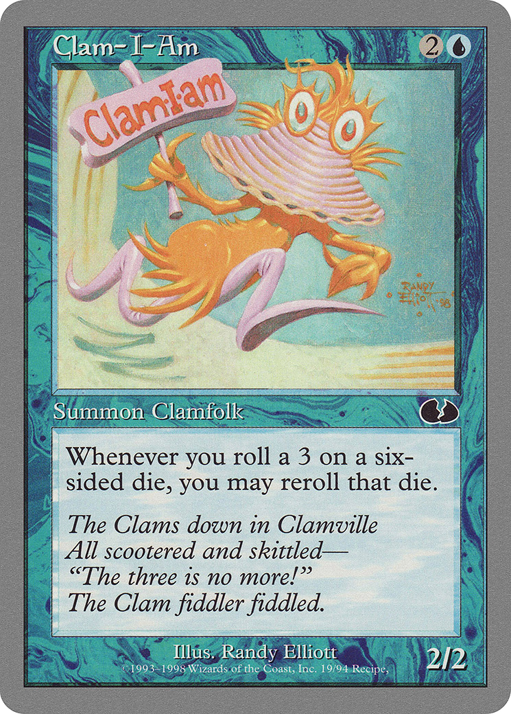 Image of Clam-I-Am (UGL-019) - Unglued