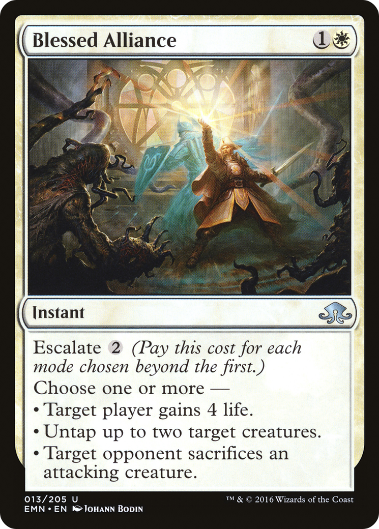 Image of Blessed Alliance (EMN-013) - Eldritch Moon Foil
