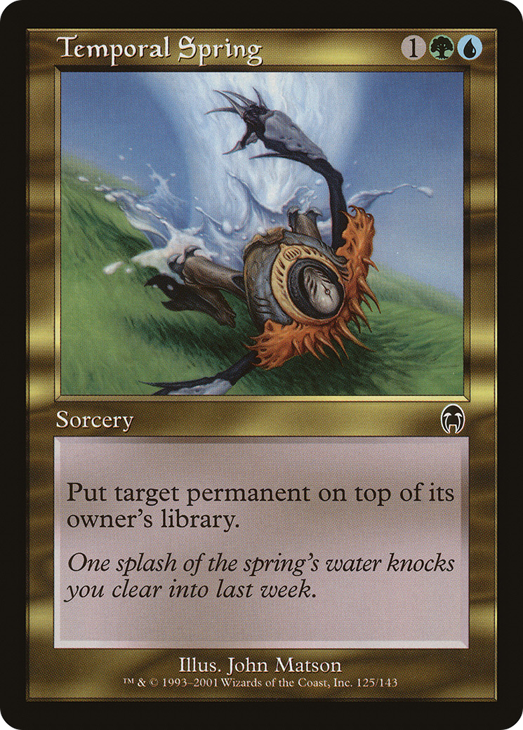 Image of Temporal Spring (APC-125) - Apocalypse Foil