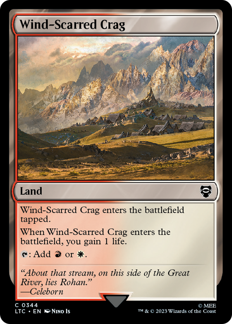 Image of Wind-Scarred Crag (LTC-344) - Tales of Middle-earth Commander
