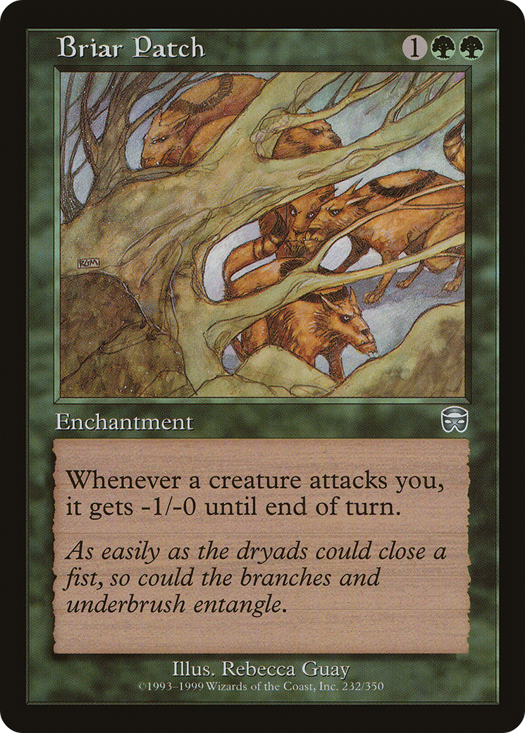 Image of Briar Patch (MMQ-232) - Mercadian Masques Foil