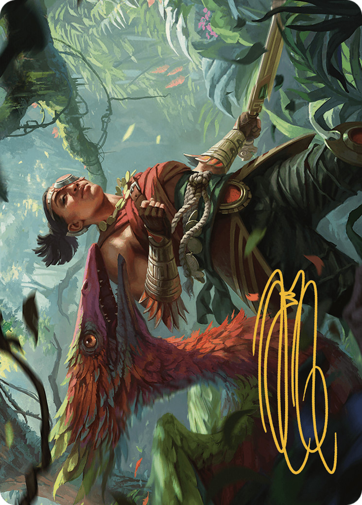 Image of Wayta, Trainer Prodigy // Wayta, Trainer Prodigy (ALCI-071) - The Lost Caverns of Ixalan Art Series (Borderless) Foil