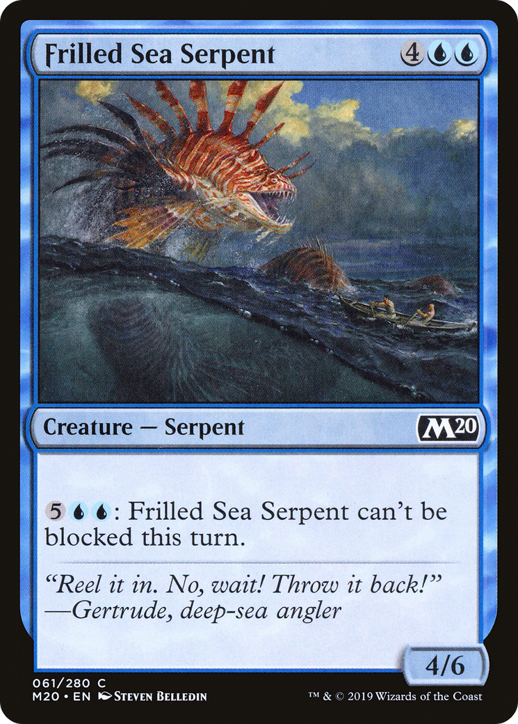 Image of Frilled Sea Serpent (M20-061) - Core Set 2020