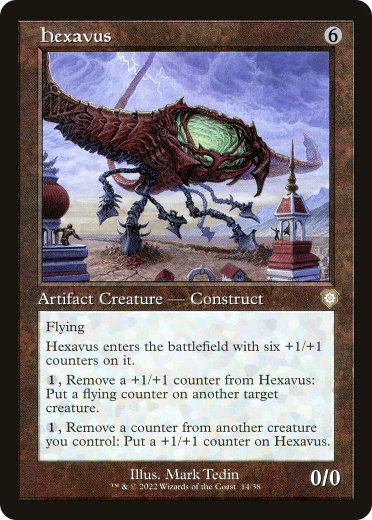 Image of Hexavus (Retro Frame) (BRC-014) - The Brothers' War Commander