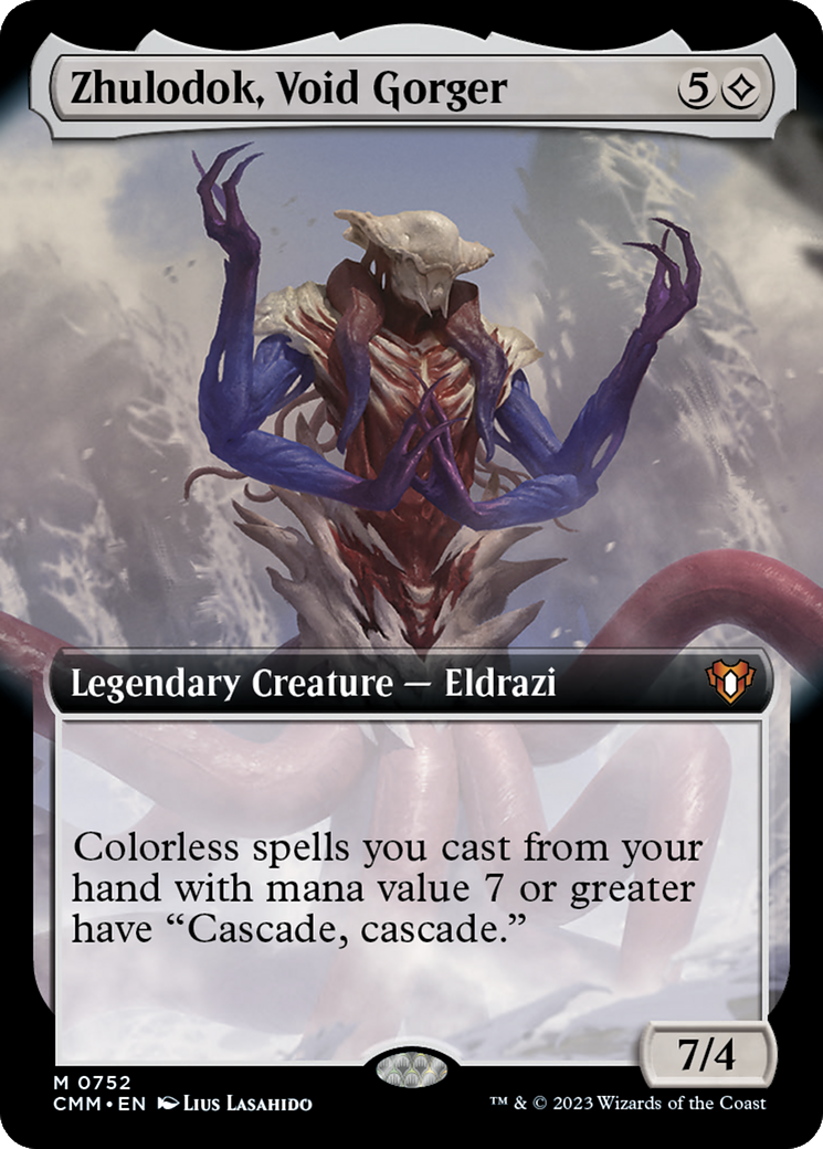 Image of Zhulodok, Void Gorger (Extended Art) (CMM-752) - Commander Masters: (Extended Art)