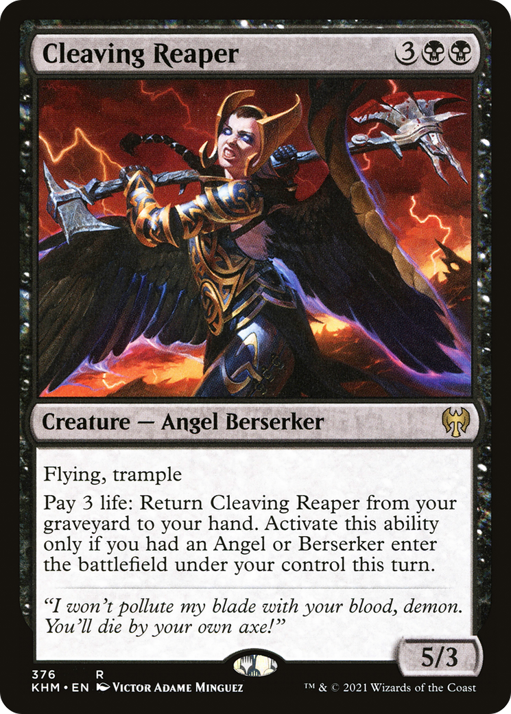 Image of Cleaving Reaper (KHM-376) - Kaldheim