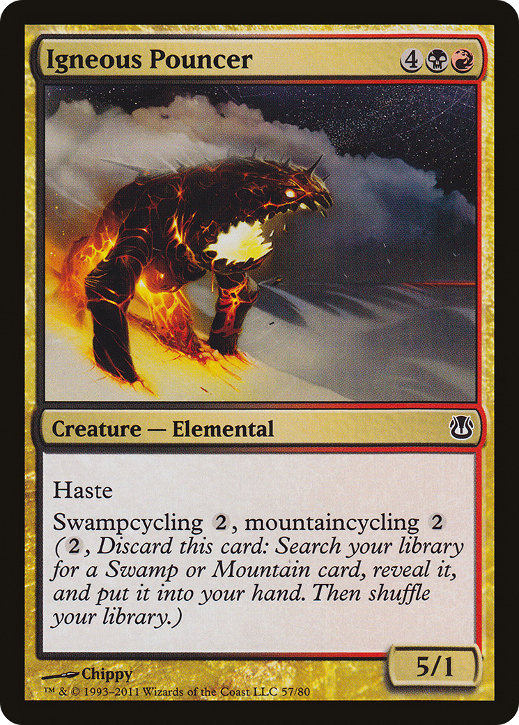 Image of Igneous Pouncer (DDH-057) - Duel Decks: Ajani vs. Nicol Bolas