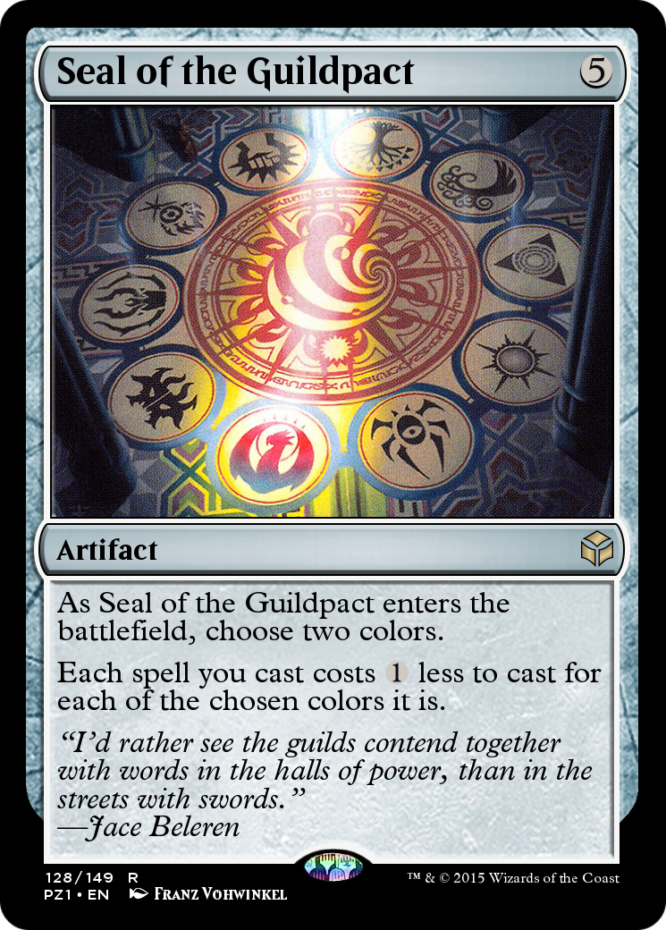 Image of Seal of the Guildpact (PZ1-128) - Legendary Cube Prize Pack