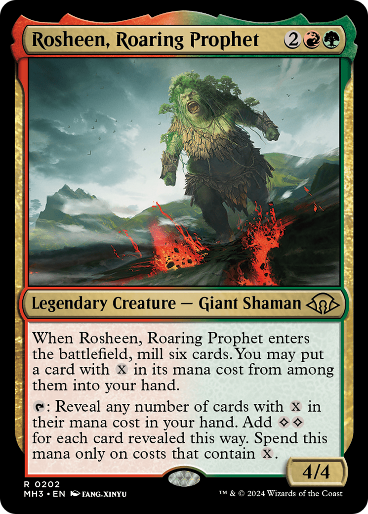 Image of Rosheen, Roaring Prophet (MH3-202) - Modern Horizons 3 Foil