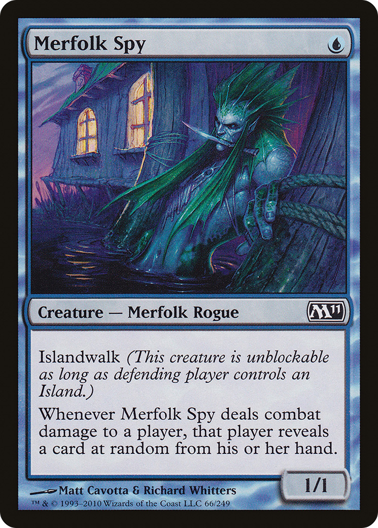 Image of Merfolk Spy (M11-066) - Magic 2011 Foil