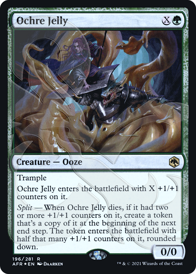 Image of Ochre Jelly (AFR&-196) - Adventures in the Forgotten Realms Promos Foil