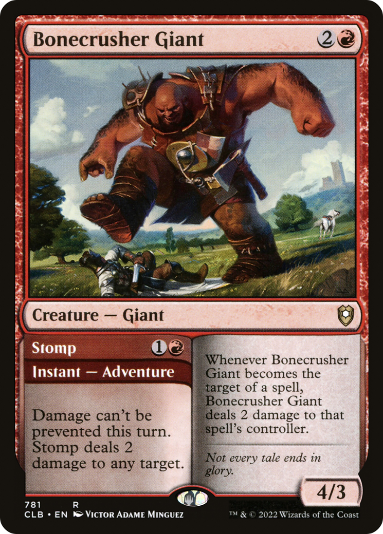 Image of Bonecrusher Giant (CLB-781) - Commander Legends: Battle for Baldur's Gate