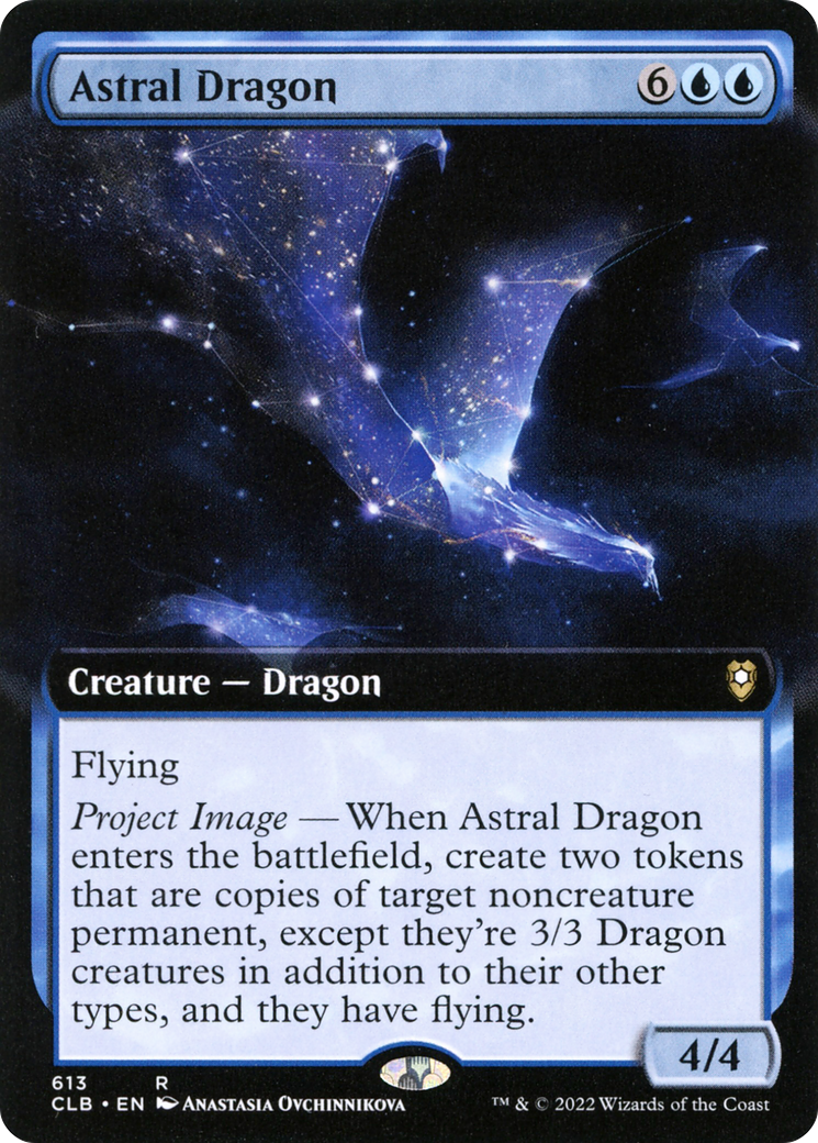 Image of Astral Dragon (Extended Art) (CLB-613) - Commander Legends: Battle for Baldur's Gate: (Extended Art)
