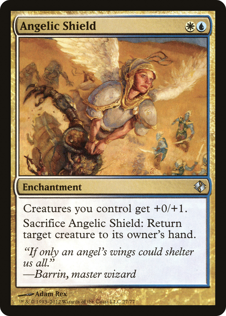 Image of Angelic Shield (DDI-027) - Duel Decks: Venser vs. Koth